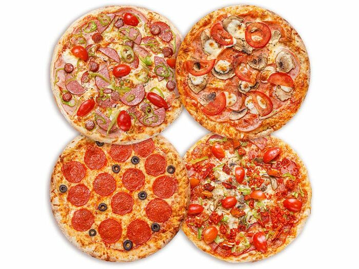 Комбо-набор из 4 пицц