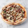 Фото к позиции меню Пицца с соусом барбекю и индейкой су-вид