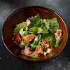 Фото к позиции меню Салат с лососем, помидорами черри и брокколи