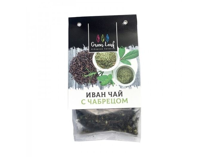 Иван-чай ферментированный с чабрецом Green Leaf