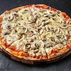 Фото к позиции меню Пицца Курица, сыр, грибы