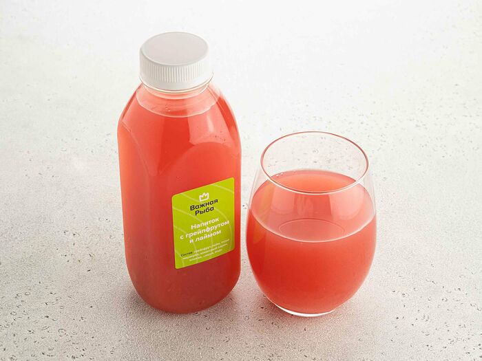 Напиток с грейпфрутом и лаймом (0,5)