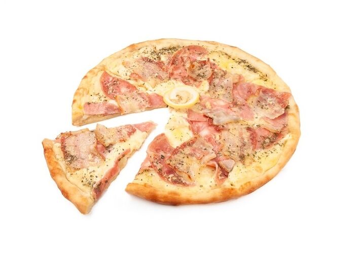 Карбонара большая пицца