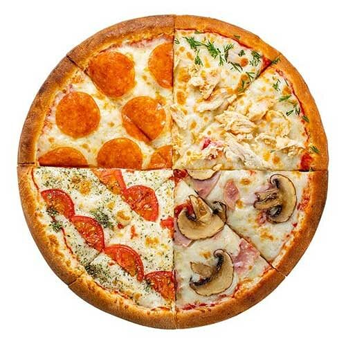 Пицца Четыре сезона 40см тонкая