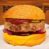 Фото к позиции меню Pork Burger горчичный