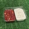 Фото к позиции меню Два фирменных соуса в удобной упаковке: белый и красный