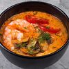 Фото к позиции меню Тайский острый суп Том Ям с креветкой
