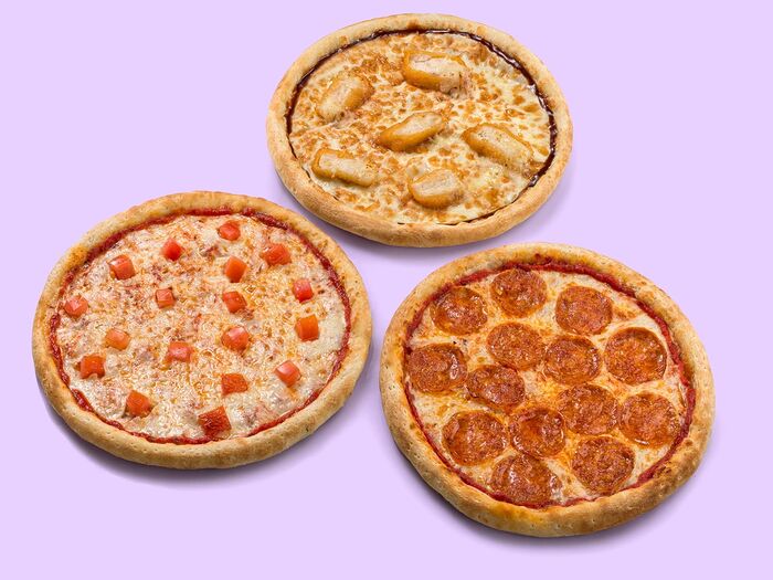 Три маленькие пиццы