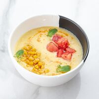 Кукурузный суп с томатом