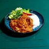 Фото к позиции меню Курица в сингапурском соусе с рисом