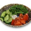 Фото к позиции меню Деревенский овощной салат с зеленью