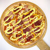 Фото к позиции меню Пицца с ветчиной и пепперони под сырным соусом M