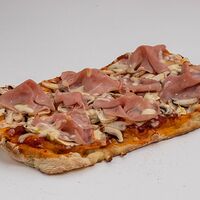 Римская пицца Ветчина и грибы