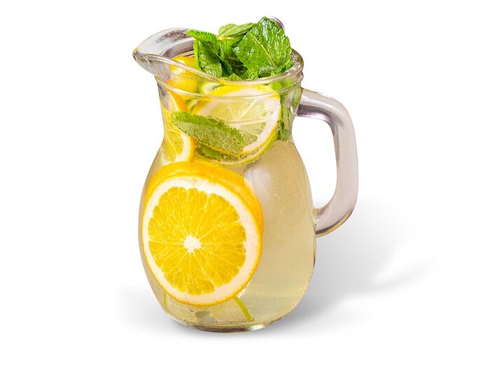 Цитрусовый лимонад собственного приготовления