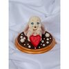 Фото к позиции меню Фигурка шоколадная Зайка Боня с сердцем