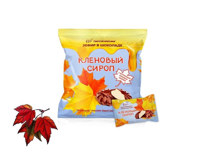 Зефир Пирожникофф Кленовый сироп в шоколаде