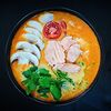Фото к позиции меню Суп Том-Ям с лососем