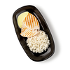 Фото к позиции меню Кальмар гриль с рисом