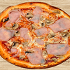 Фото к позиции меню Пицца ветчина и грибы 25см