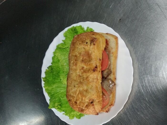 Панини сэндвич с куриным филе