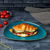 Фото к позиции меню Круассан-сэндвич с копченой индейкой