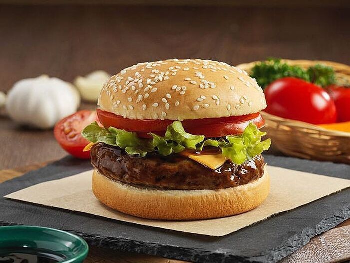 Комбо: Бургер Веган, детокс-напиток Овощная энергия и луковые кольца