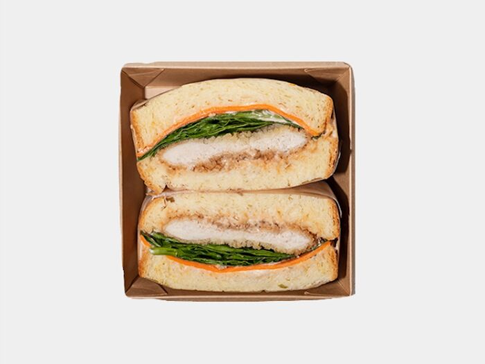 Японский сэндвич с курицей