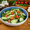 Фото к позиции меню Большой зеленый салат с овощами