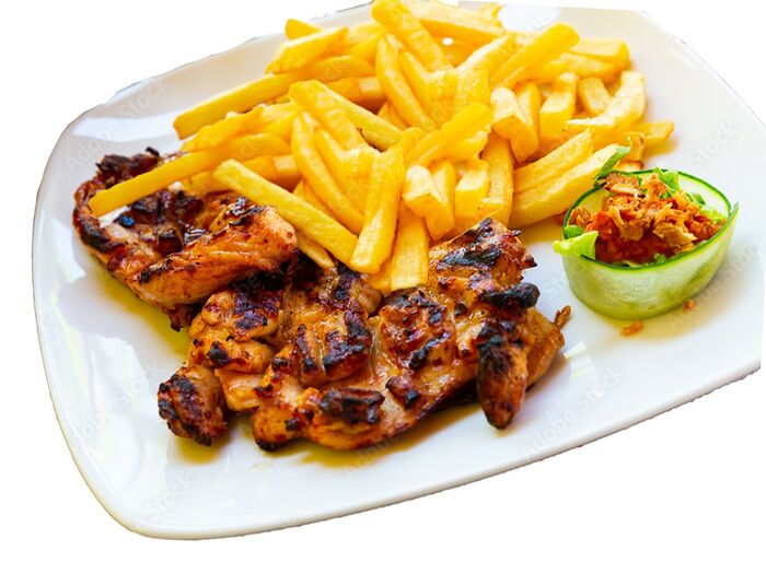 Chicken Breast with Fries