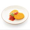 Фото к позиции меню Шницель с соусом на выбор: томатный/постный Цезарь