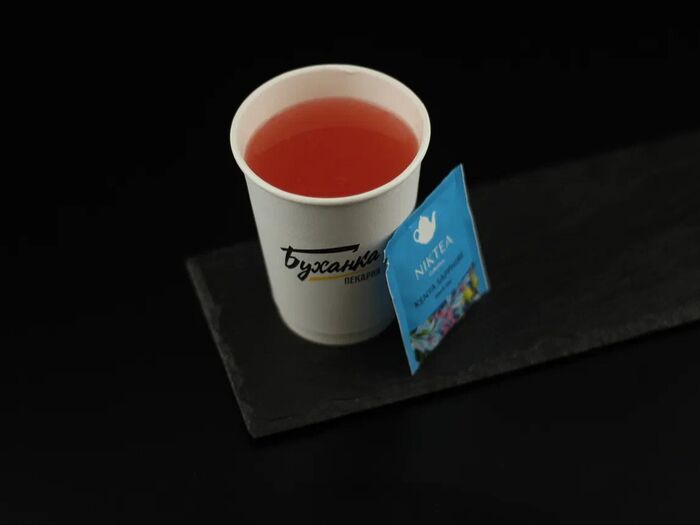 Напиток Грейпфрут-бузина с черным чаем