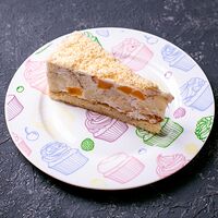 Торт Сметанник с персиком
