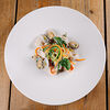 Фото к позиции меню Теплый салат из морепродуктов