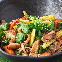 Wok с цыпленком