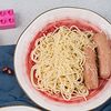 Фото к позиции меню Спагетти с сыром и сосисками