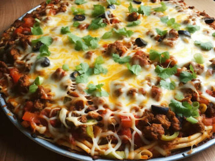 Mexican Pasta Pizza