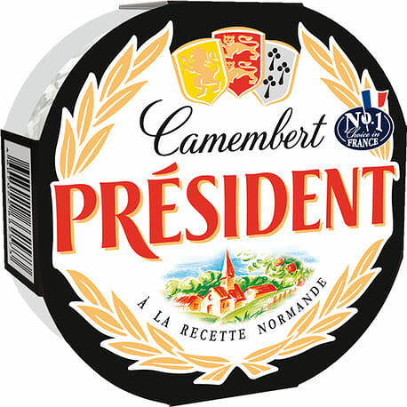Сыр мягкий с белой плесенью Камамбер President 125г