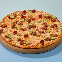 Пицца «Санта-Барбара» на тонком тесте 30 см