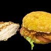 Фото к позиции меню Японский бургер с курицей