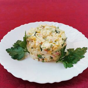 Салат с крабовыми палочками