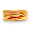 Фото к позиции меню Сэндвич с омлетом, беконом и сыром