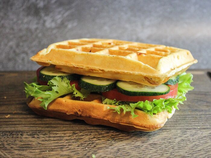 Вафля-сэндвич Овощная