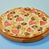 Фото к позиции меню Пицца «Ветчина и грибы» на тонком тесте 30 см