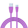 Фото к позиции меню Forza кабель для зарядки комфорт type-c, 1м, 1а, pvc, прорезиненный, 5 цветов, пакет