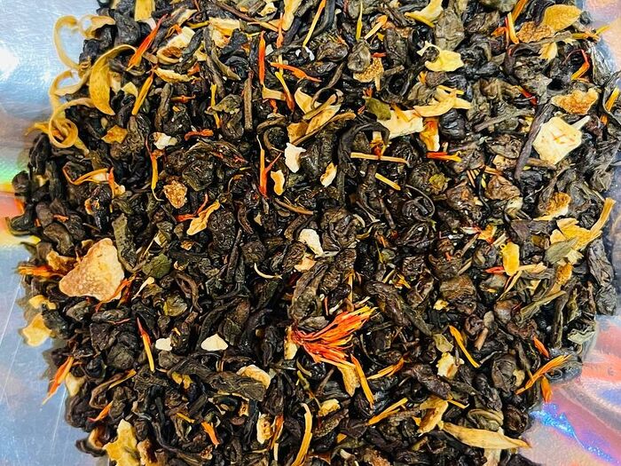 Вкус жизни, чай листовой зеленый ароматизированный