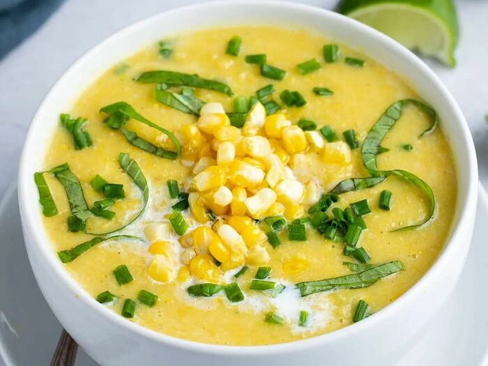 Sweet corn soup
