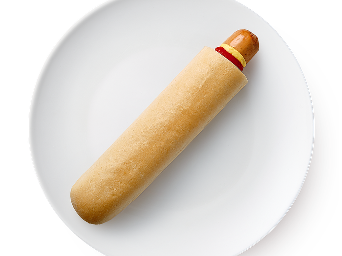 Хот-дог французский с куриной колбаской Из Лавки