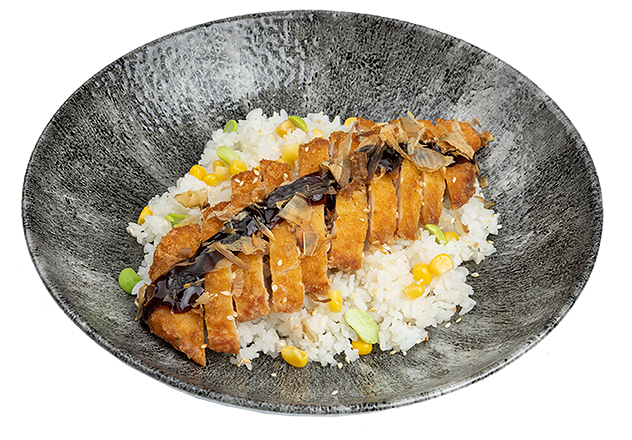 Торикацу в устричном соусе с рисом