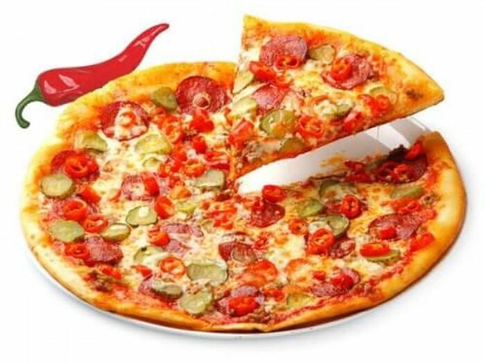 Пицца Чили 40 см тонкая