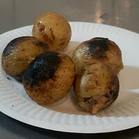 Картошка черри на мангале